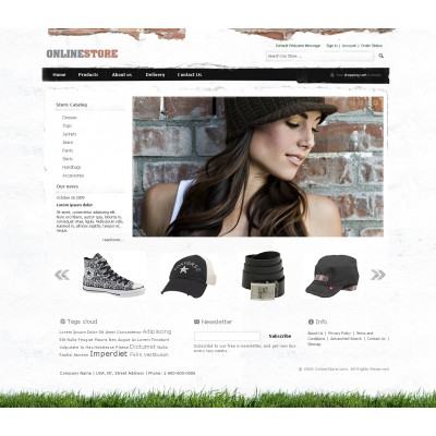 Natural Grunge Universal Template 