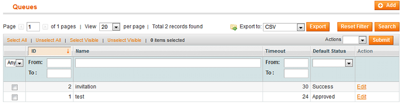 How to manage email queues