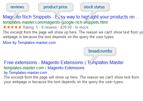 Show rich data of your website in Google search results